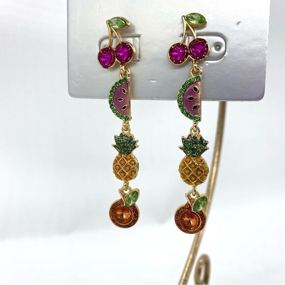 Sugarfix by BaubleBar Fruit Bowl Earrings New - Picture 3 of 3